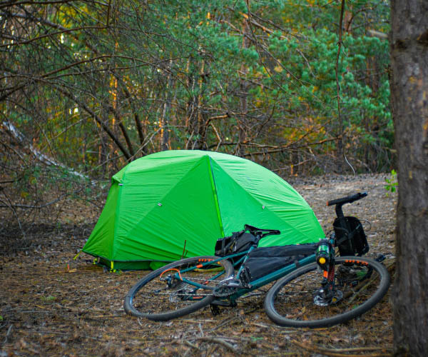 Picture blog bikepacking bivouac