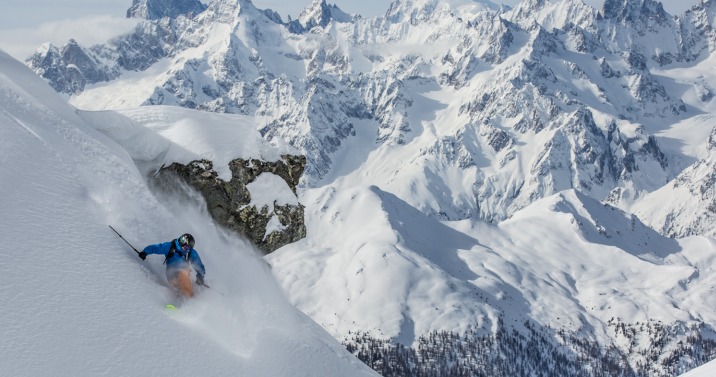 Seb Mayer Sebastien Baritussio skier extreme conditions