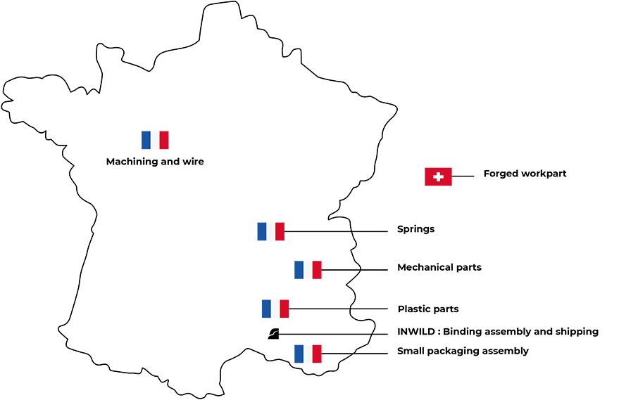 Map France local engagement