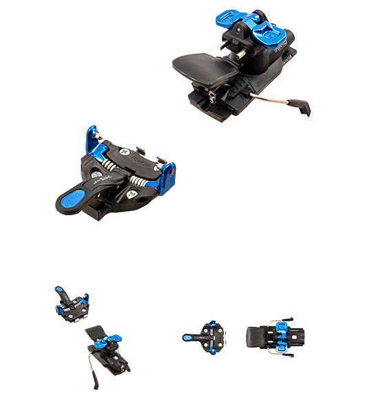 Fixation de ski Linea bleue