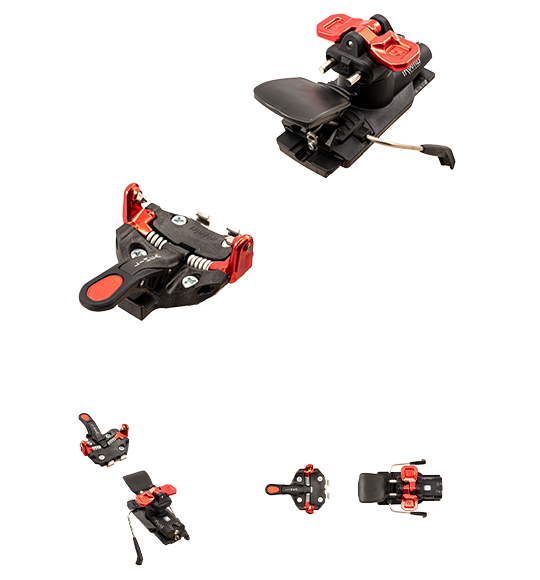 Fixation de ski Linea rouge