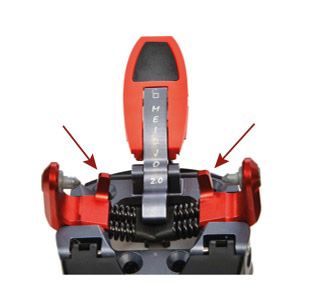 Place the shoe in such a way that the toes of the shoe touch the 2 Easy step In